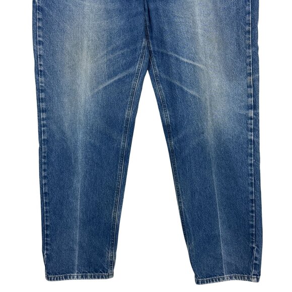 Carhartt Men's Relaxed Fit B17 Work Jeans 42x34 Tapered Leg Cotton Blue - Picture 4 of 10